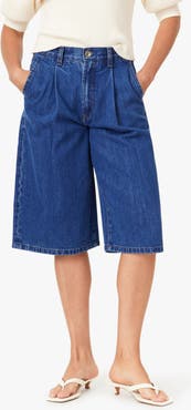 Habitual Campbell Pleated Bermuda Denim Shorts