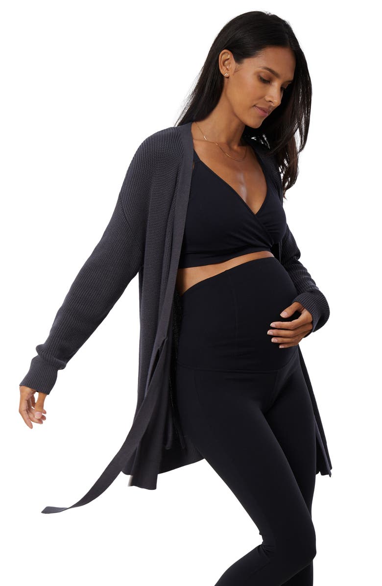 Ingrid & Isabel<sup>®</sup> Wrap Maternity/Nursing Sweater, Alternate, color, 