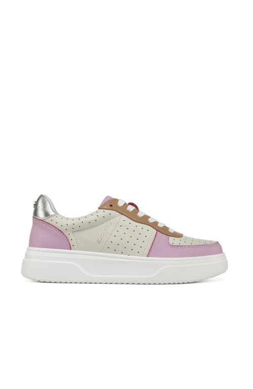 Jslides Footwear Felix Platform Sneaker In Nude Purple