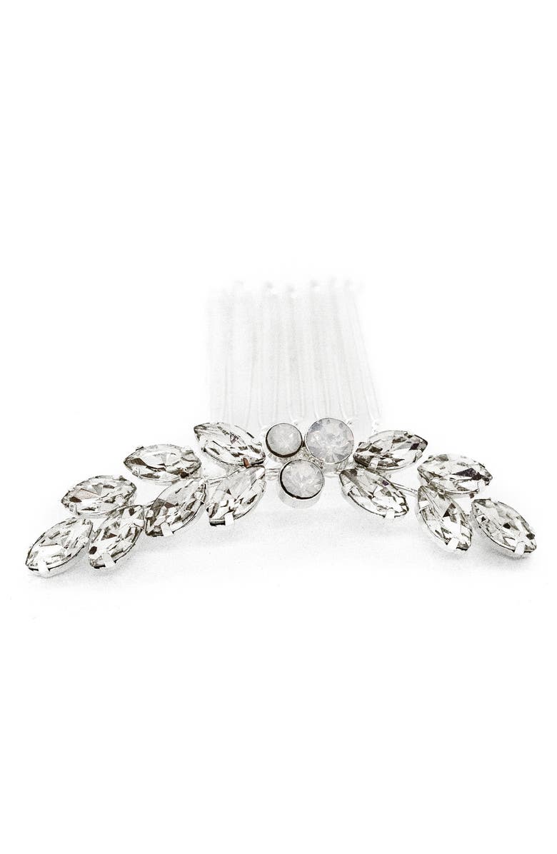Brides & Hairpins Amber Comb, Main, color, Silver