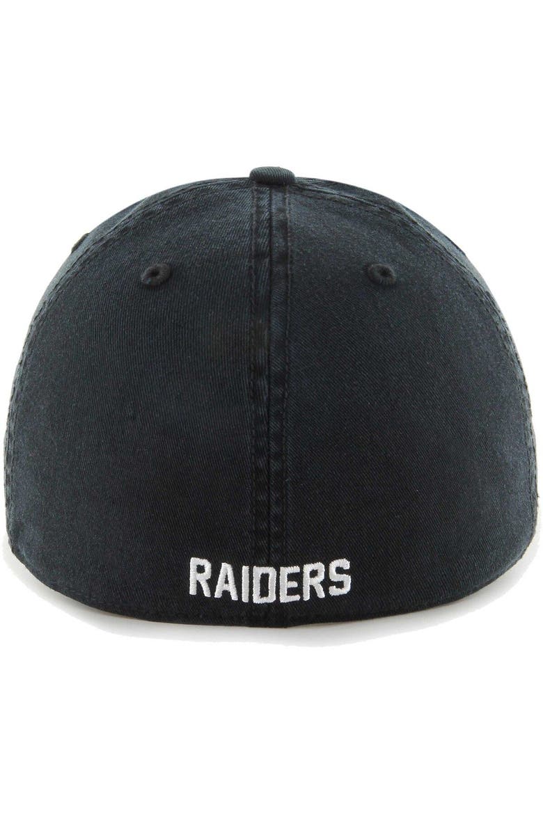 Men's '47 Black Las Vegas Raiders Gridiron Classics Franchise Legacy Fitted Hat, Alternate, color, Black