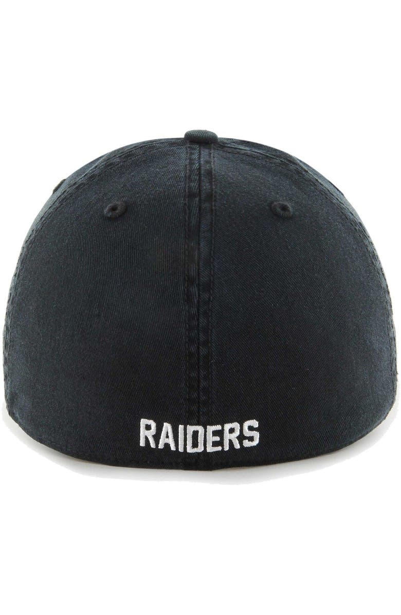 '47 Men's '47 Black Las Vegas Raiders Gridiron Classics Franchise Legacy Fitted Hat, Alternate, color, Black