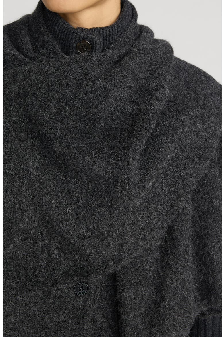 The Wrap Cape Coat, Alternate, color, GREY