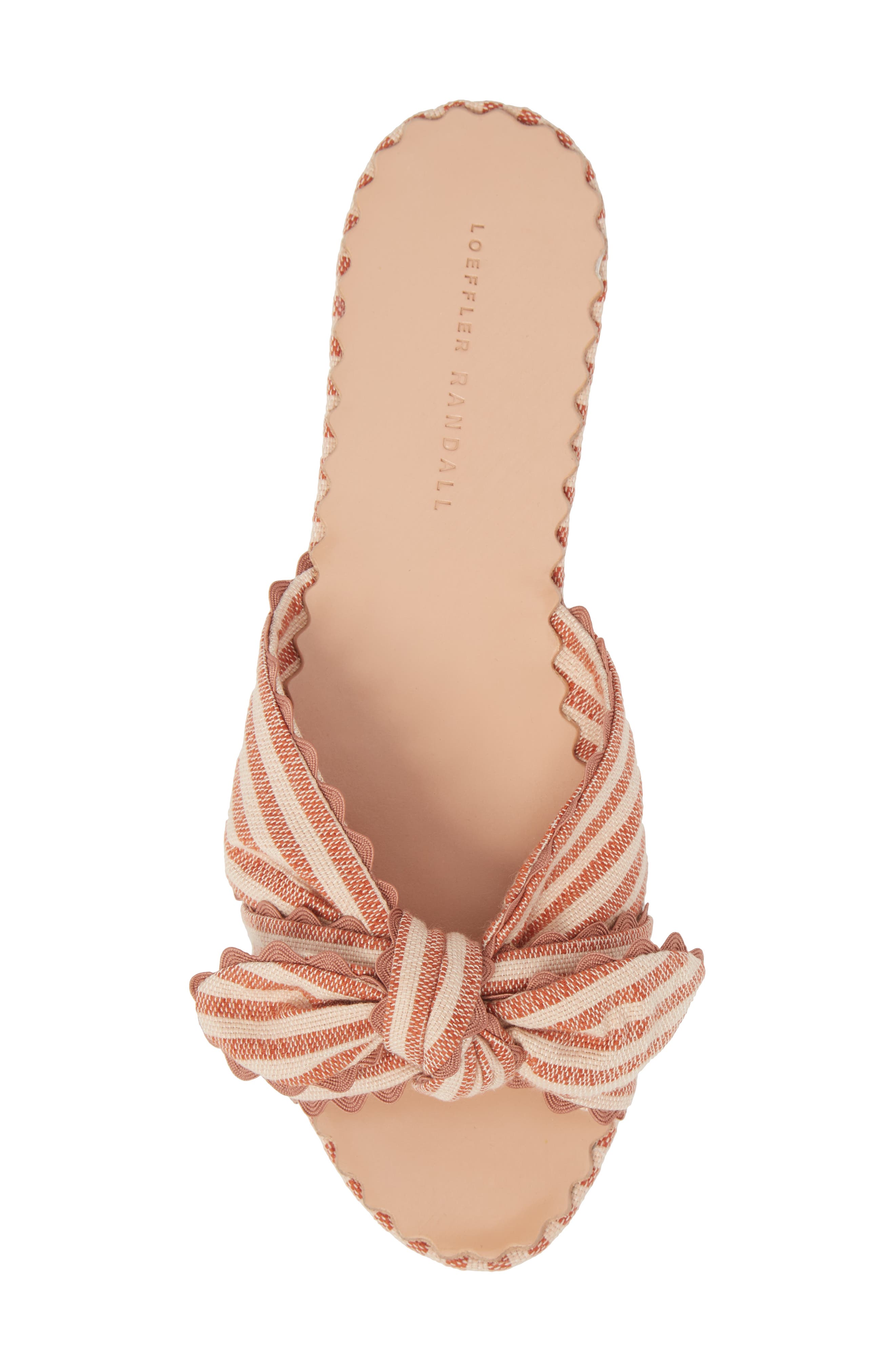 Loeffler Randall Shirley Bow Slide Sandal, Alternate, color, 