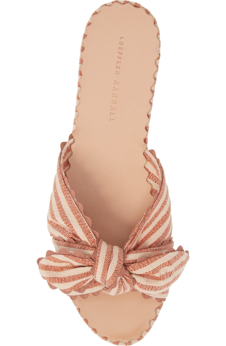 Loeffler Randall Shirley Bow Slide Sandal, Alternate, color,