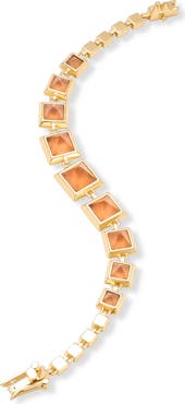 eddieBorgo Graduated Pyramid Bracelet