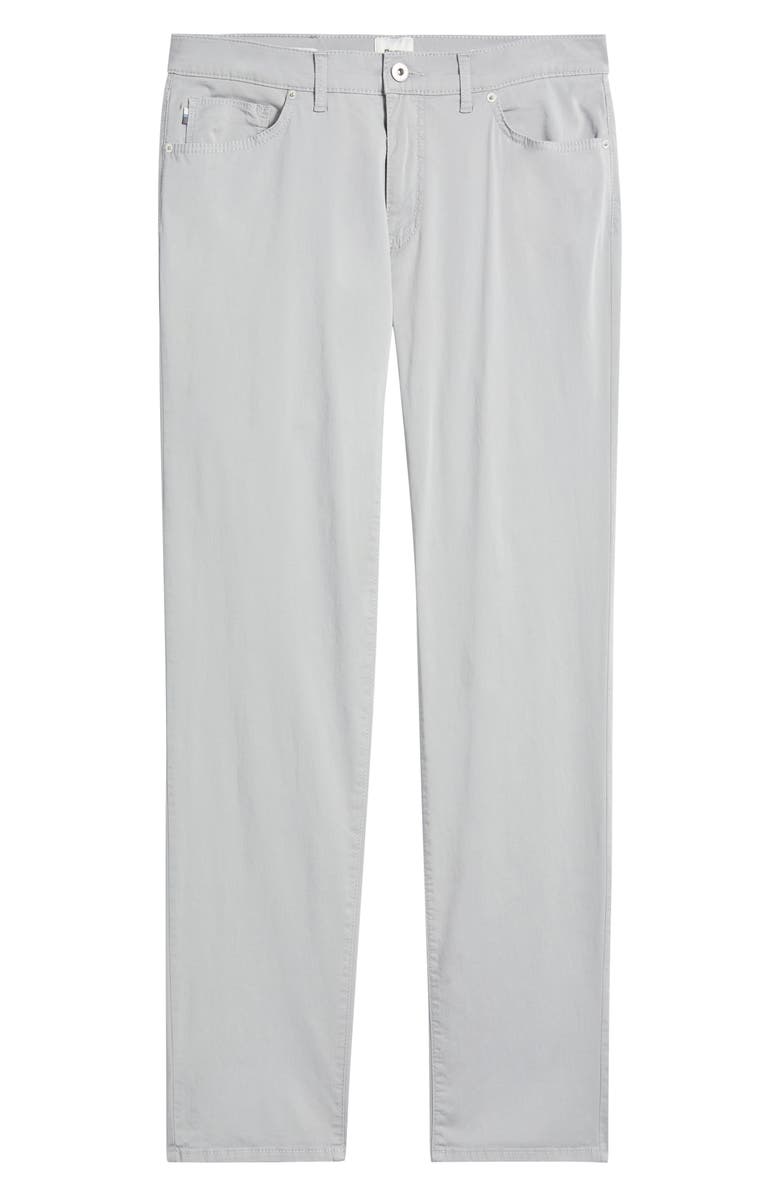Brax Cadiz Marathon Cotton Stretch Twill Straight Leg Pants, Alternate, color, Platinum