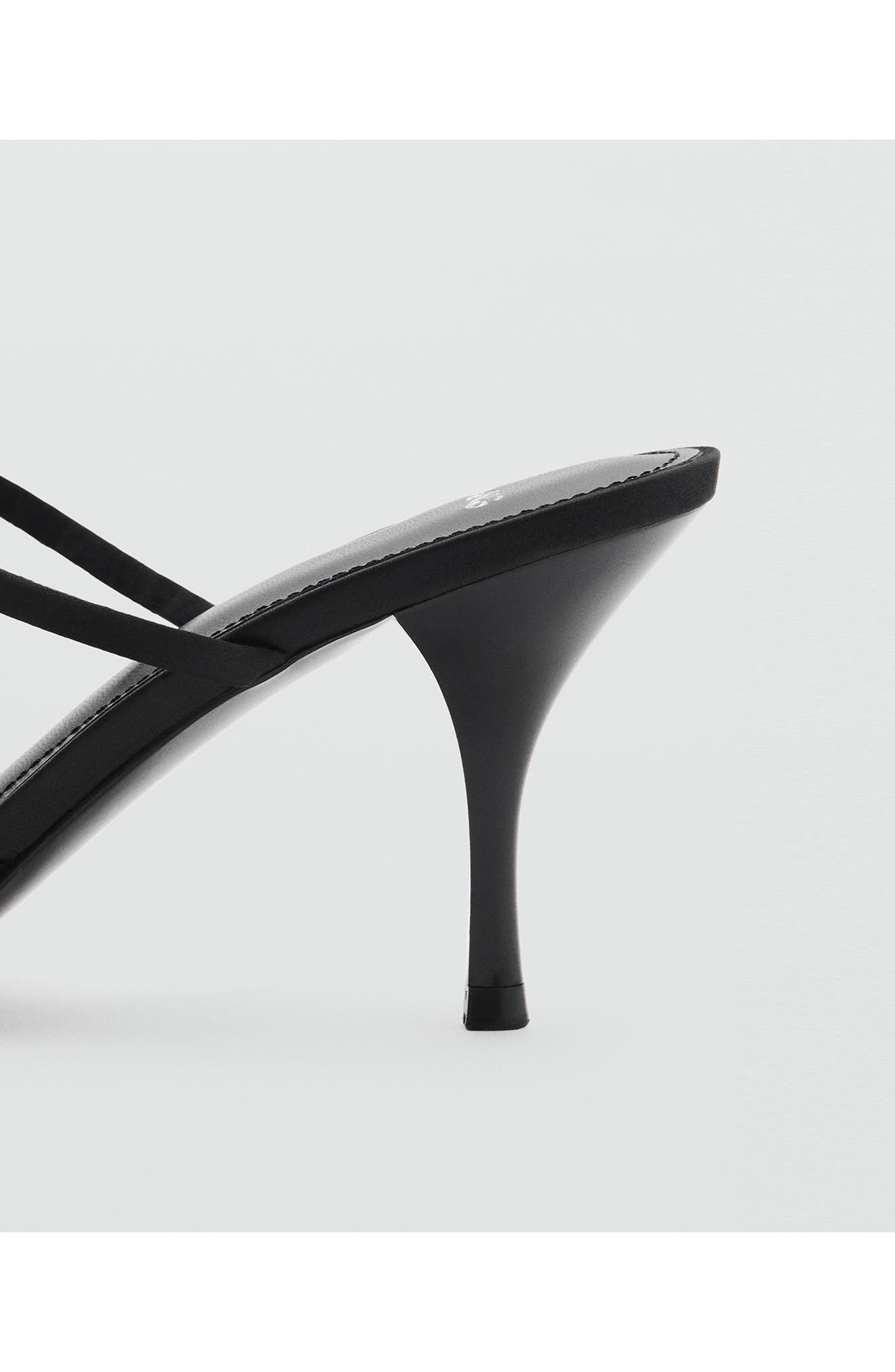 MANGO Slide Sandal, Alternate, color, Black