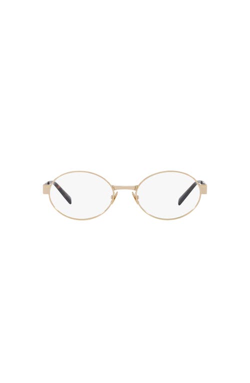 Saint Laurent 55mm Oval Optical Glasses In Multi