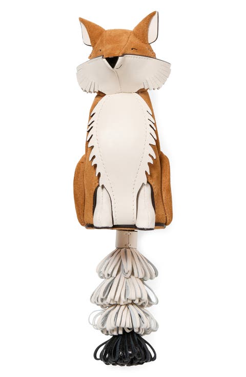 critters suede ginger fox coin purse