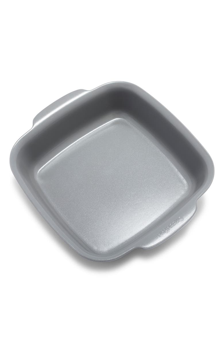 GreenPan Premiere Ovenware Nonstick Ceramic 8-Inch Square Baker, Main, color, Grey Tones