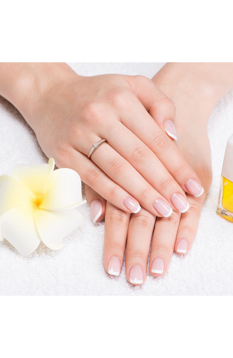 DELMAR Diamond Engagement Ring - 0.32ctw, Alternate, color, White