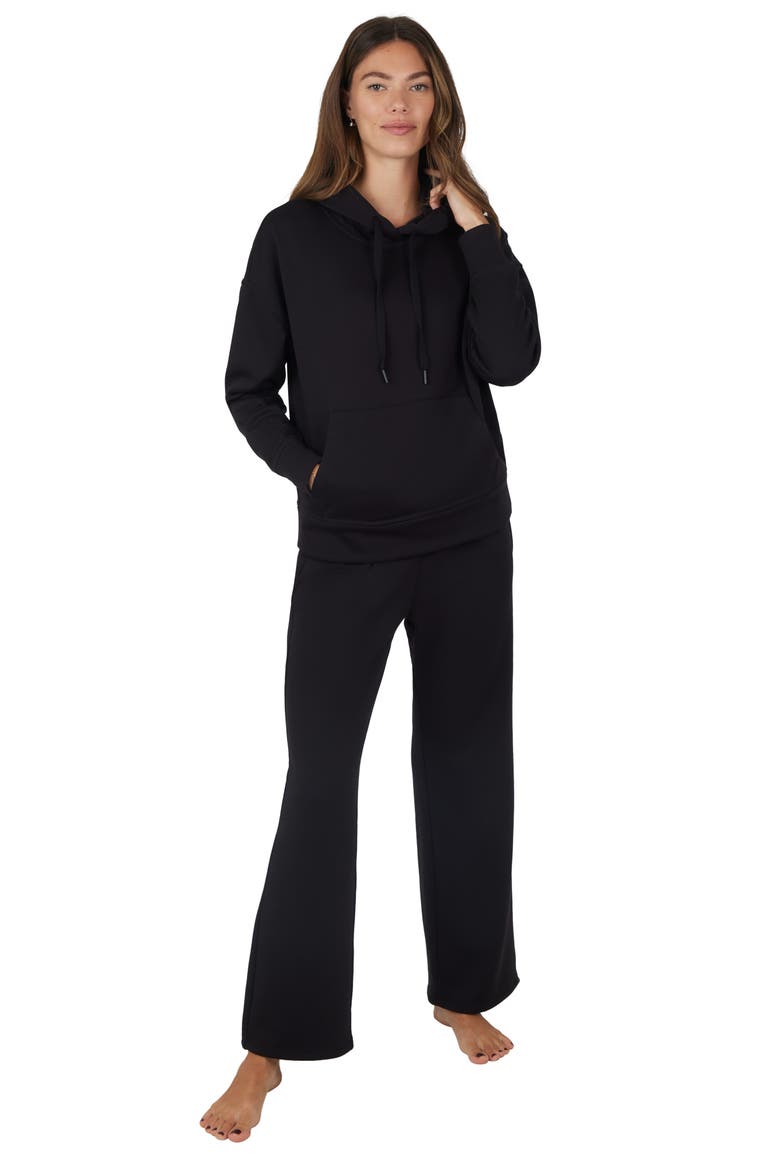 Year Round Scuba Fleece Hoodie, Alternate, color, BLACK
