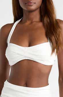 Hutch Twist Front Mesh Bikini Top