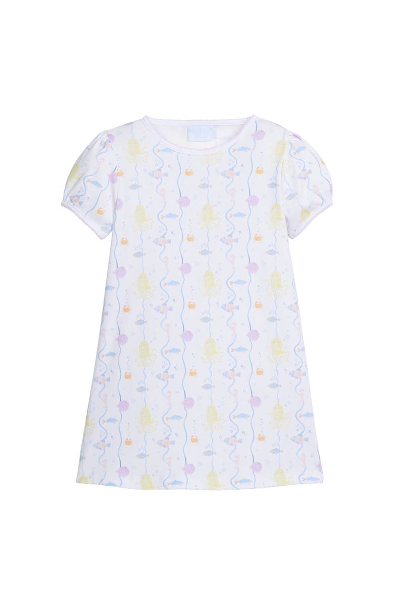 Little English Kids' Printed T-Shirt Dress, Main, color, Under The Sea