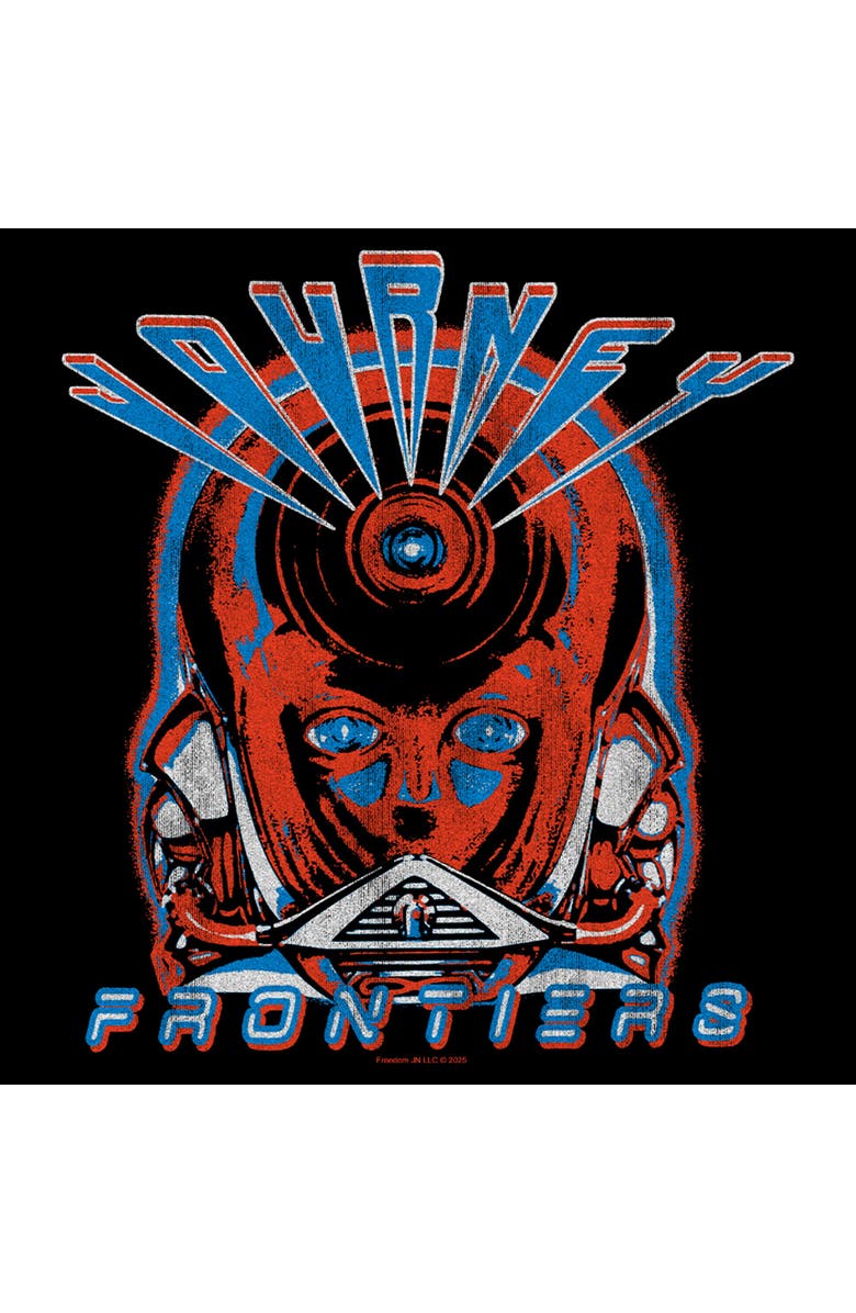 JOURNEY Men's Journey Retro Frontiers Symbol Graphic T-Shirt, Alternate, color, Black