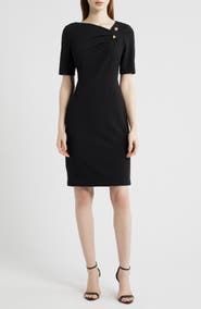 Anne Klein Bar Pin Sheath Dress