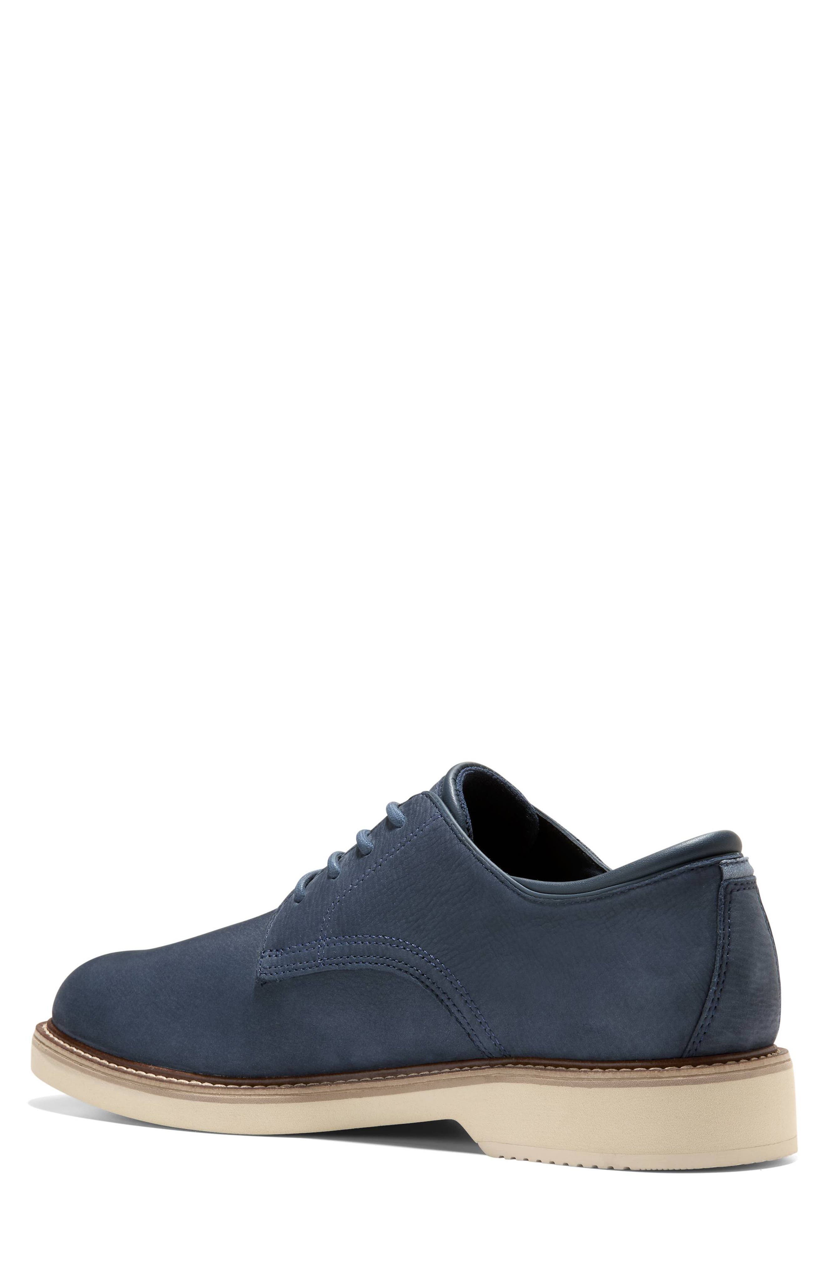 Cole Haan American Classics Montrose Plain Toe Derby, Alternate, color, Navy Blazer Nubuck / Angora