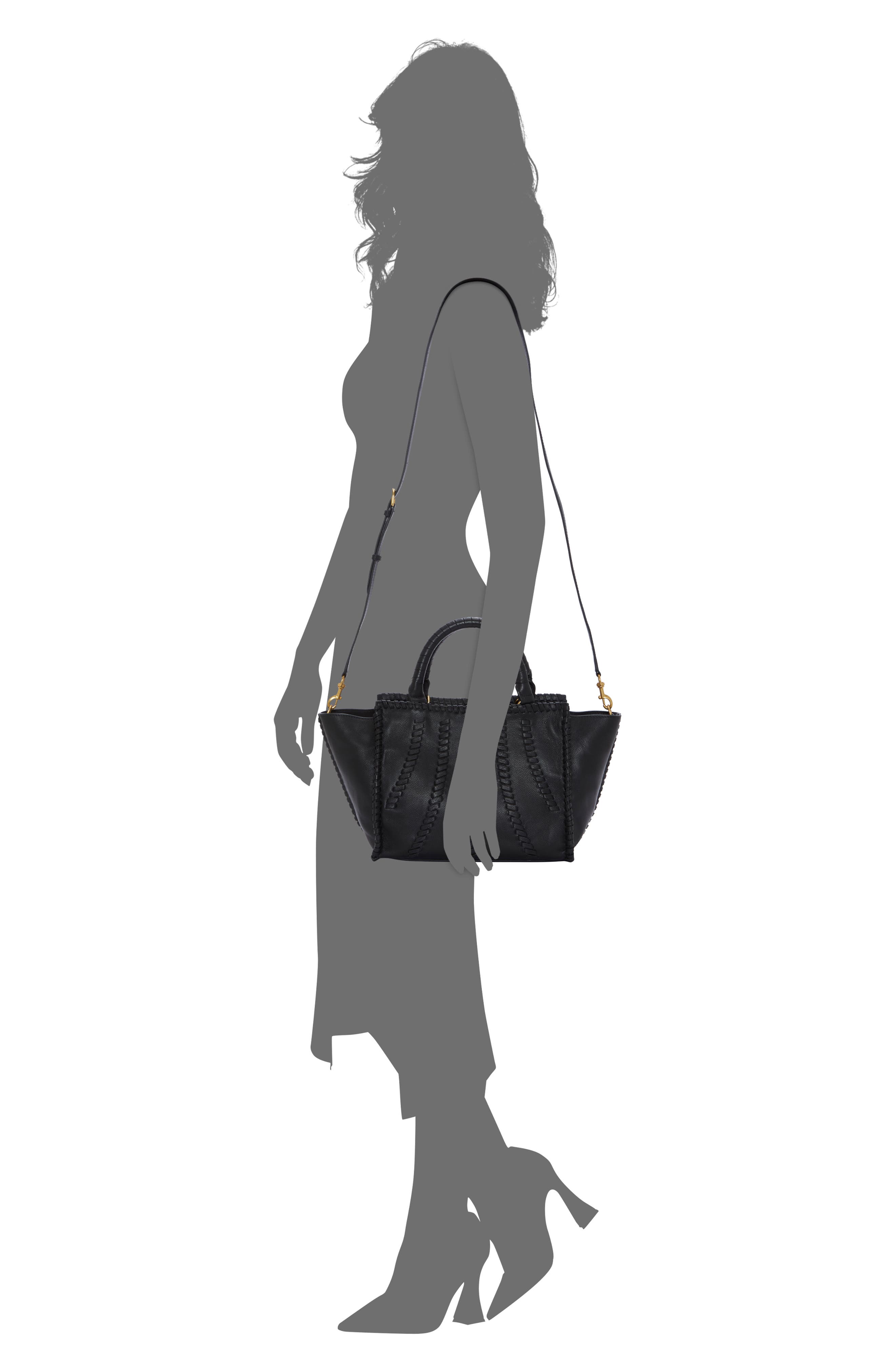 Vince Camuto Nakia Leather Satchel, Alternate, color, 