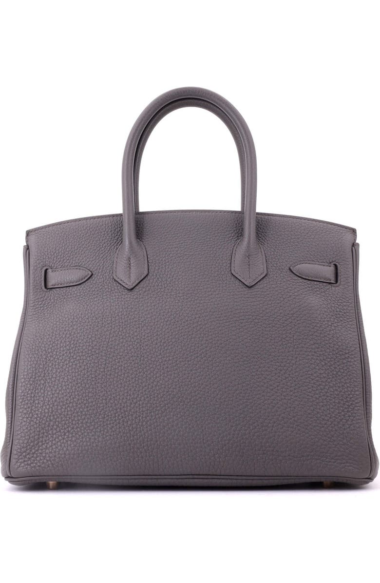 Pre-Owned Hermes Birkin Handbag Grey Togo with Rose Gold Hardware 30, Alternate, color, Etain