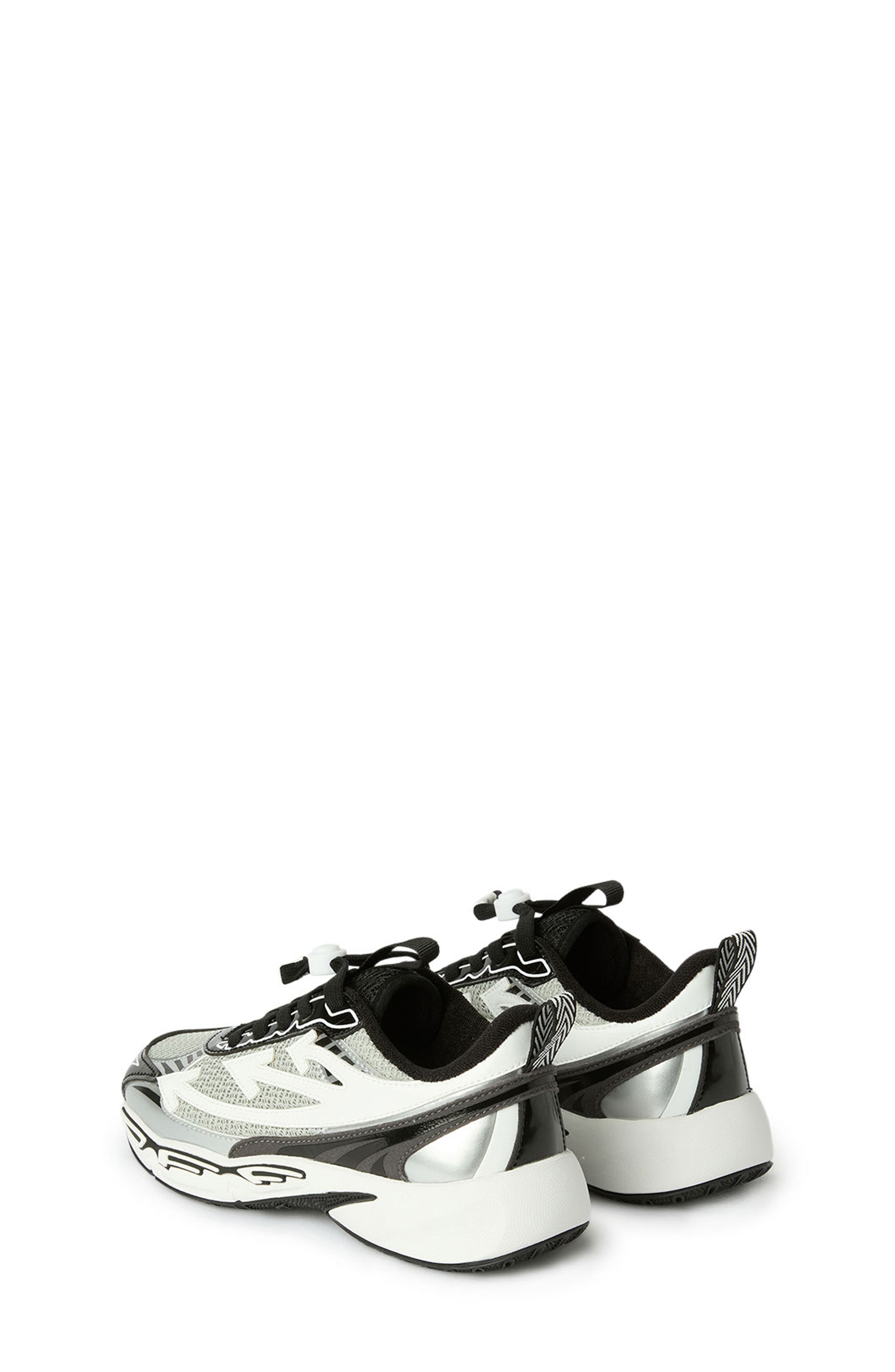 Kids' Be Right Back Sneaker, Alternate, color, LIGHT GREY/ BLACK