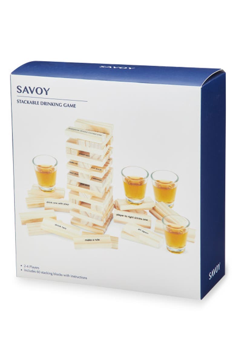 TRUE BRANDS Stackable Block Game, Alternate, color, 