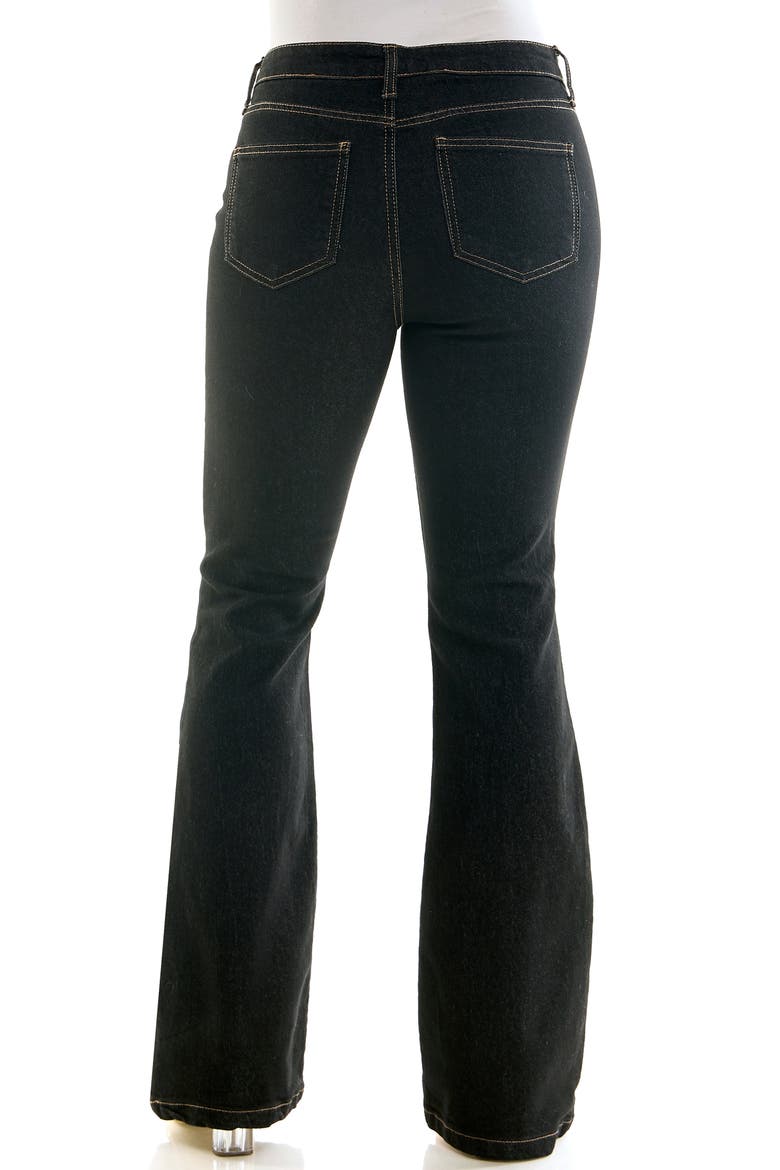 Mid Rise Bootcut Jeans, Alternate, color, BLACK