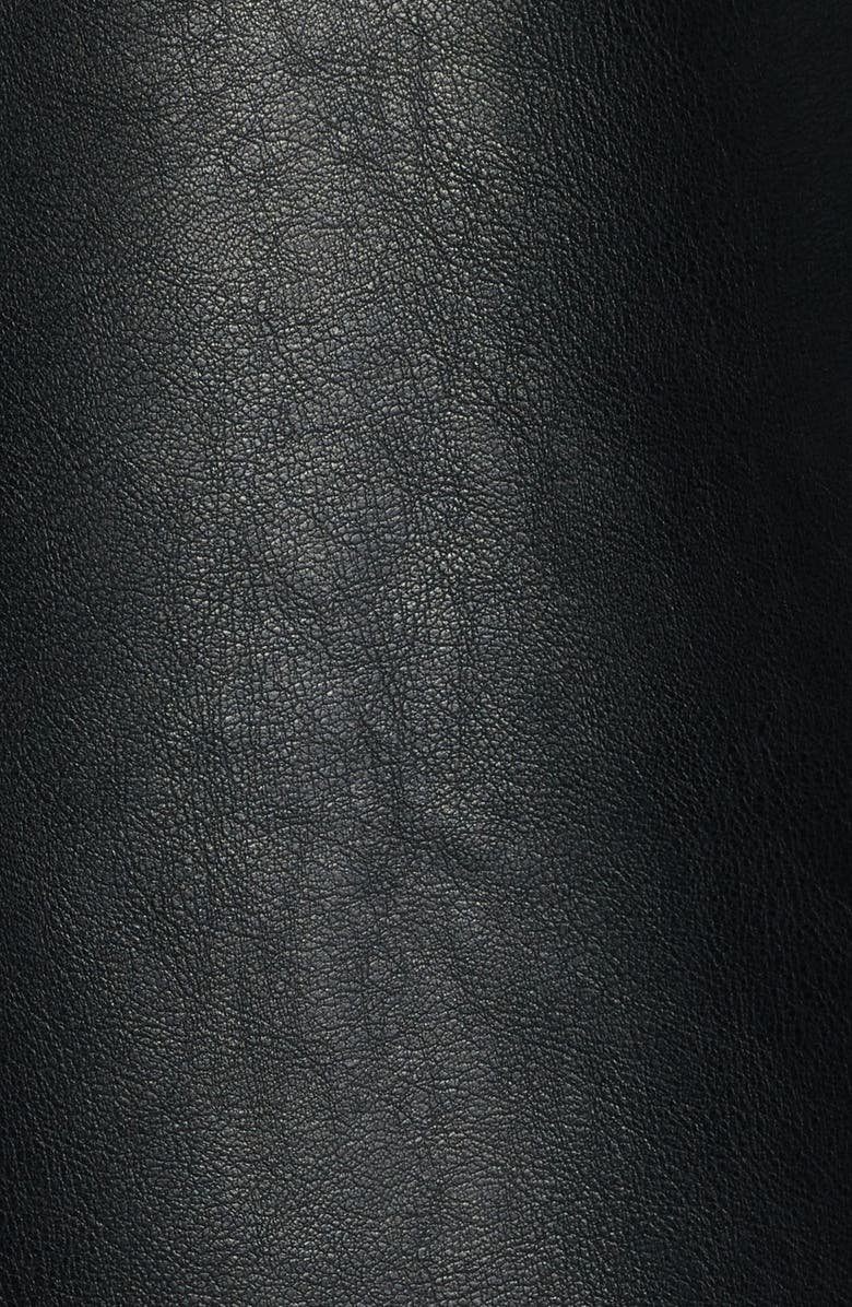 SANTO STUDIO Faux Leather Jacket, Alternate, color, Black Fade