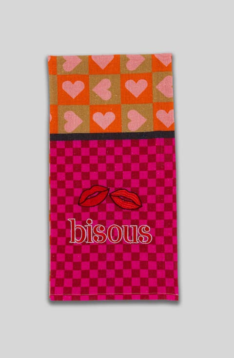 Bisous Dish Towel
