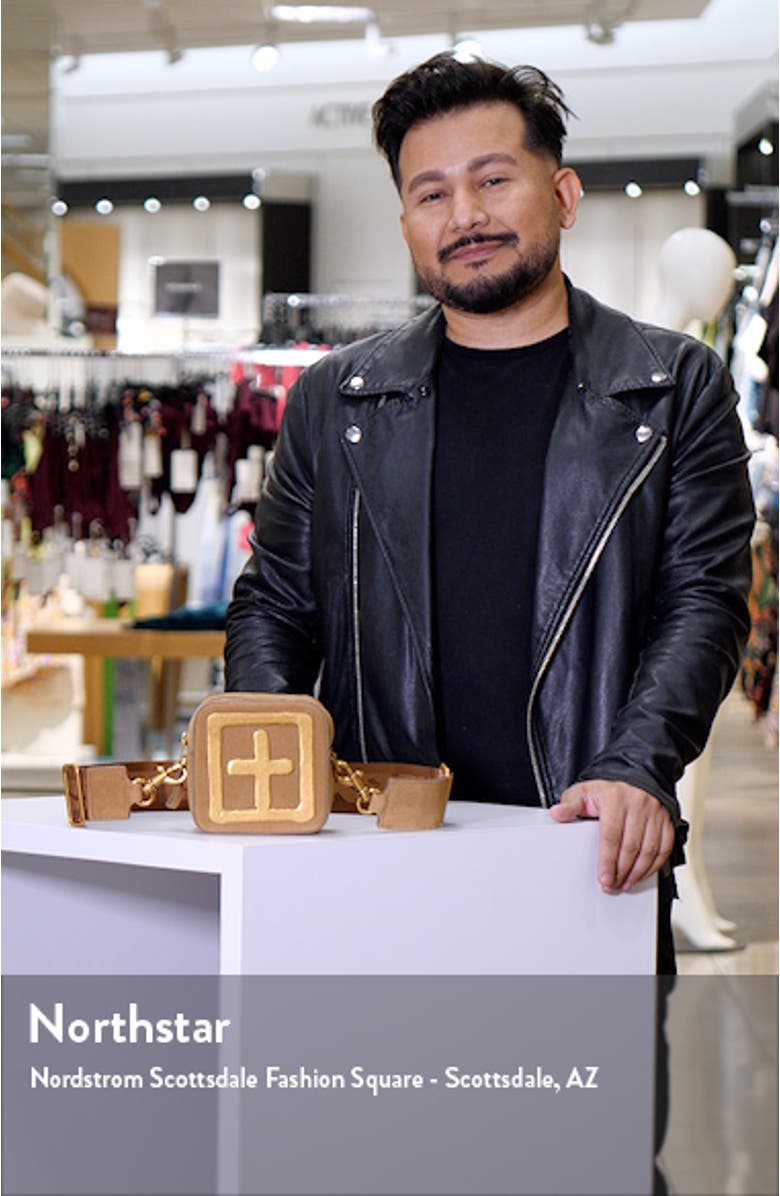 Kube Mini Leather Crossbody Bag, sales video thumbnail