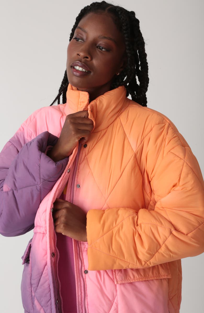 Electric & Rose Aiden Ombré Quilted Jacket, Alternate, color, 