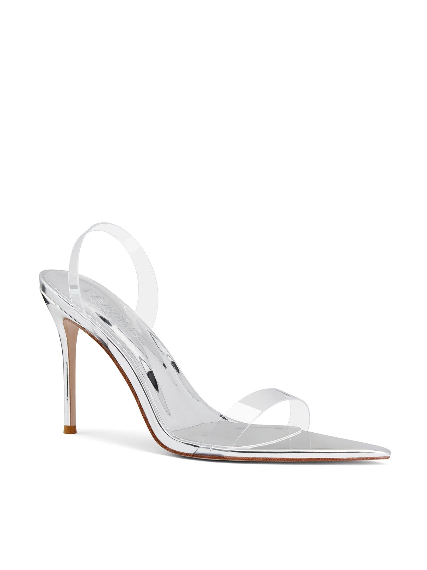 FEMME Rive Slingback Pump, Alternate, color, Platinum