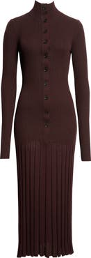 Proenza Schouler Jada Long Sleeve Sweater Dress