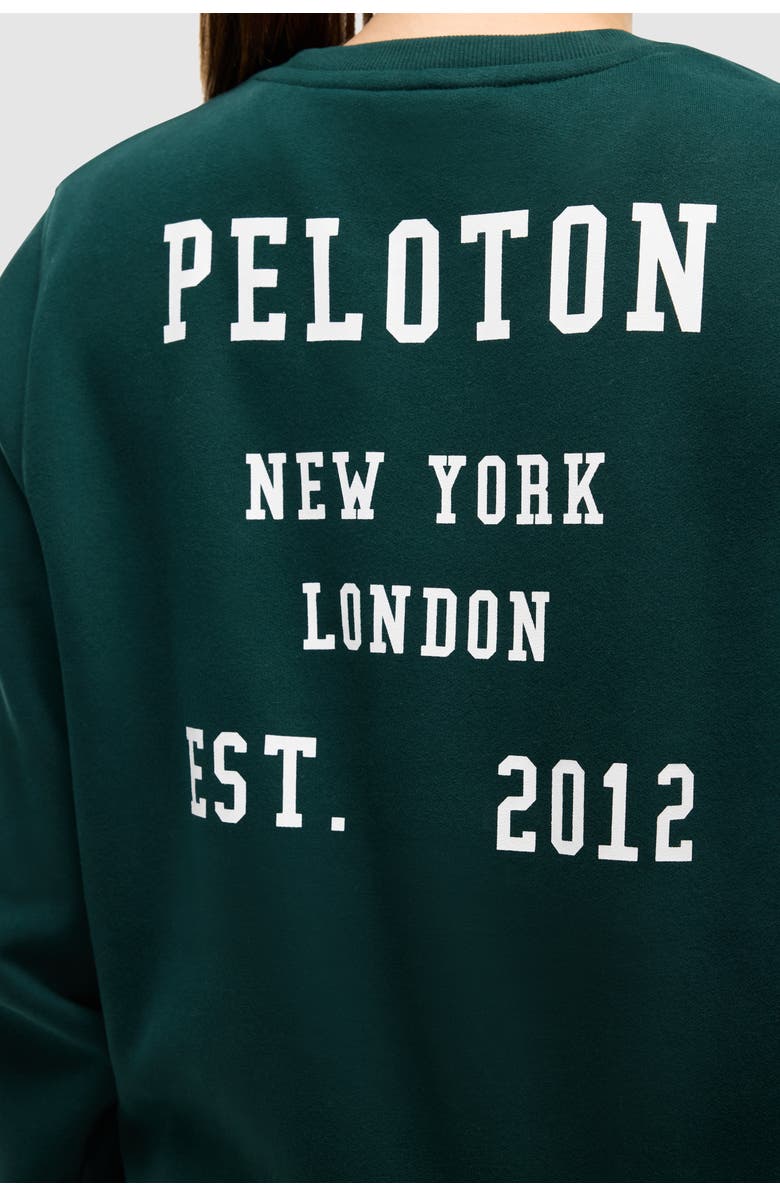 Peloton Soft Fleece Crewneck Sweatshirt, Alternate, color, Pine