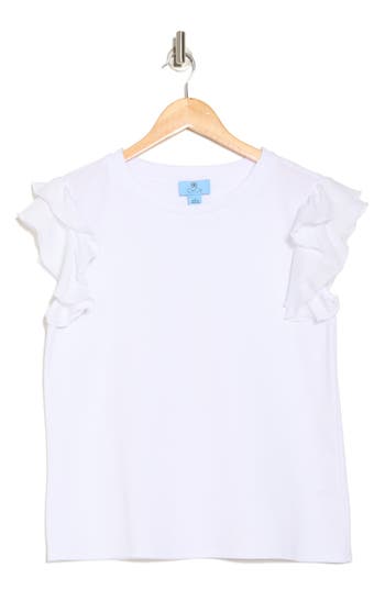 Cece Ruffle Sleeve Top