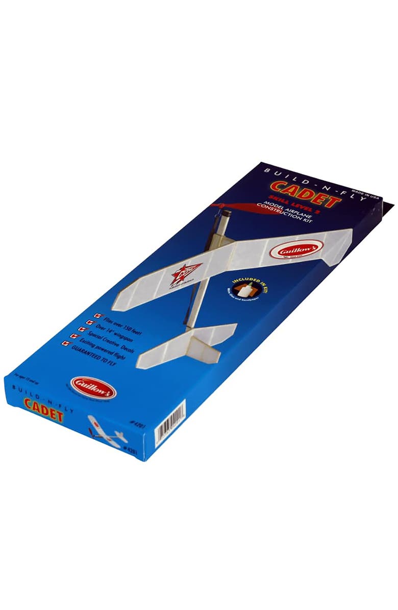 Guillow's Build N Fly Model Kit, Cadet 4000, Level 2 Learning Series, Diy Set, Alternate, color, Multicolored