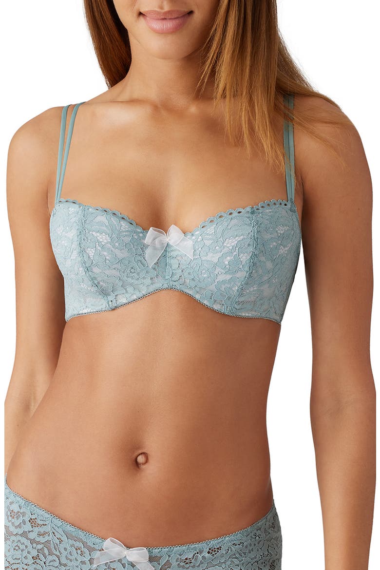 Ciao Bella Underwire Balconette Bra, Main, color, ABYSS