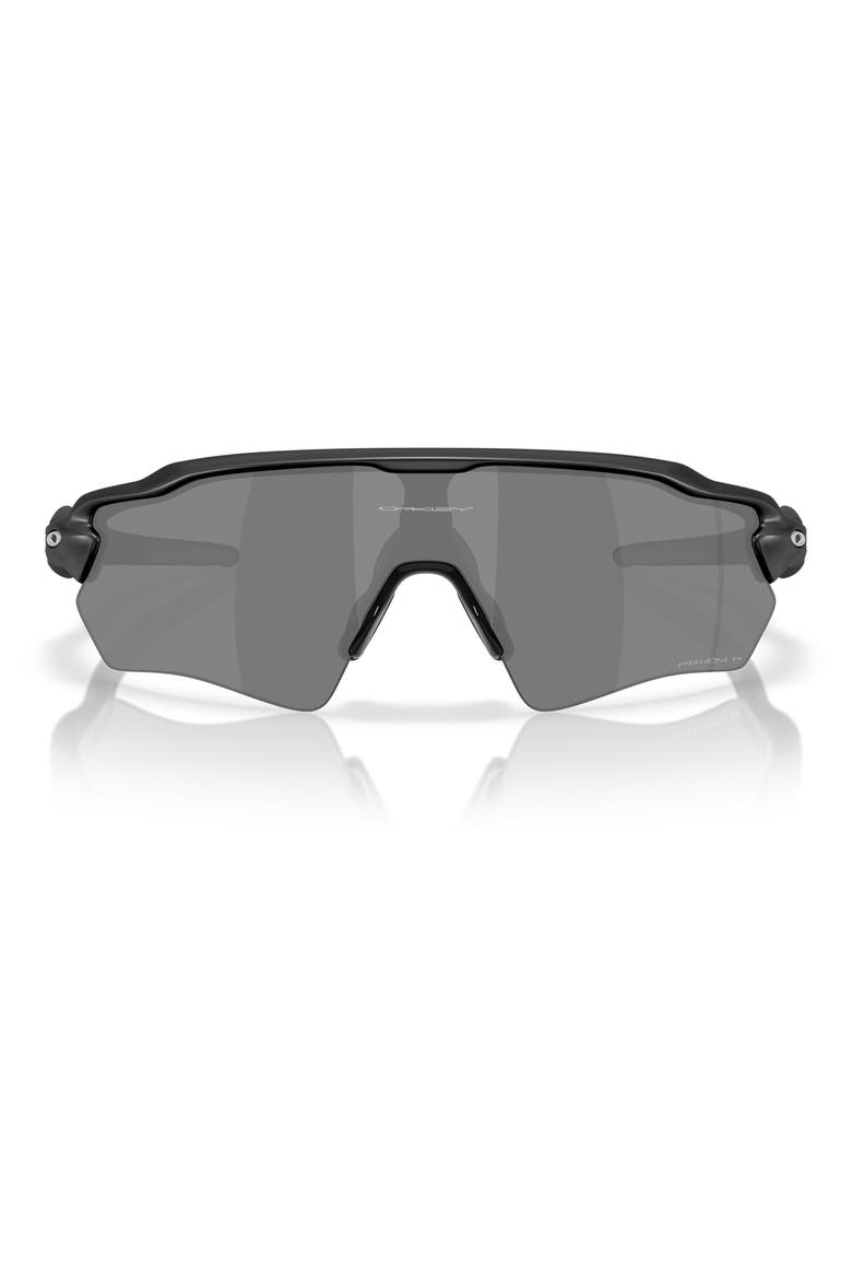 131mm Prizm™ Polarized Rectangular Sunglasses, Main, color, MATTE BLACK/ PRIZM BLACK