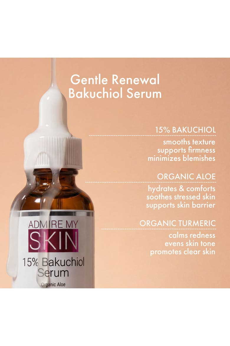 15% Bakuchiol Serum Natural Retinol Alternative, Alternate, color, Clear
