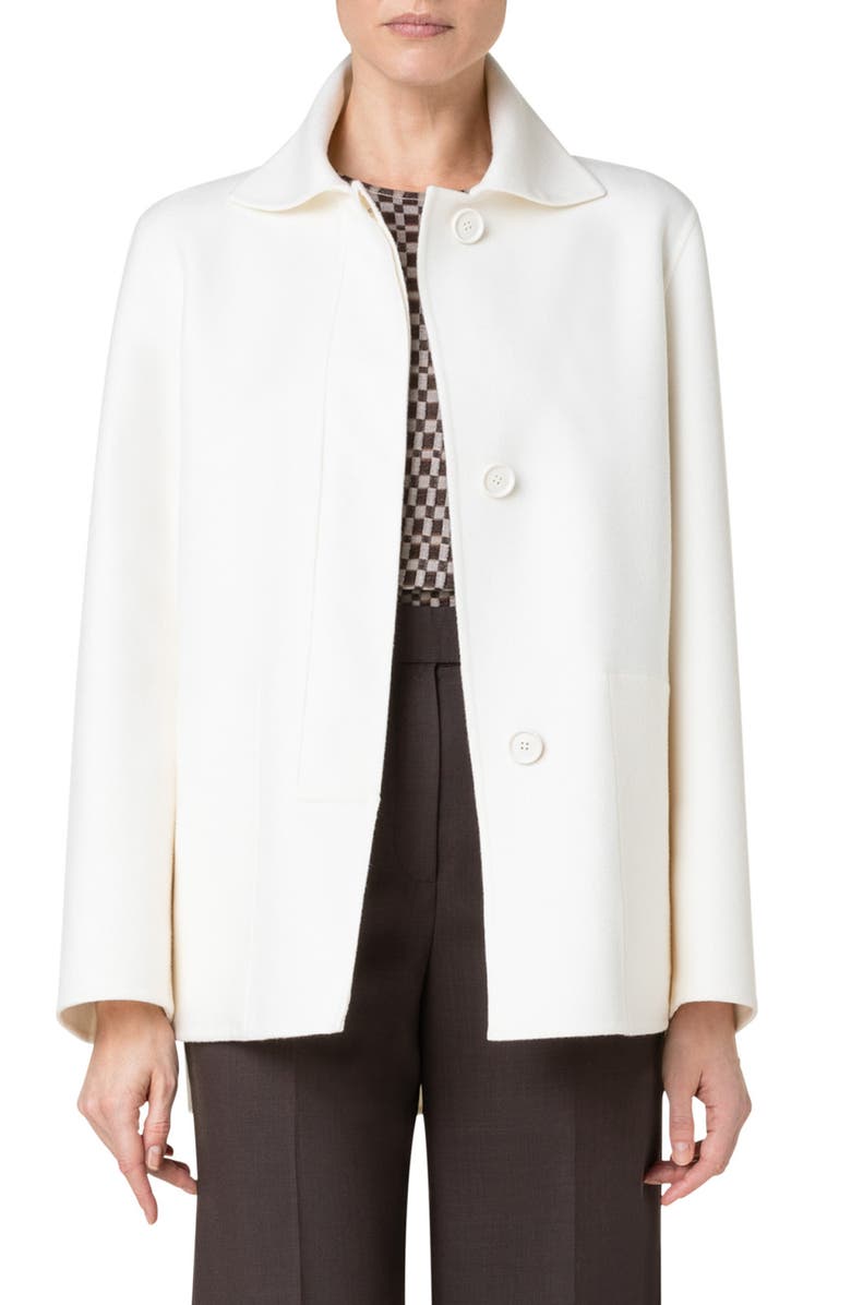 Akris Laars Double Face Cashmere Jacket, Main, color, 