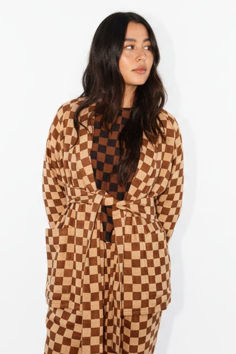 Ryan Wraparound Fitted Robe Jacket