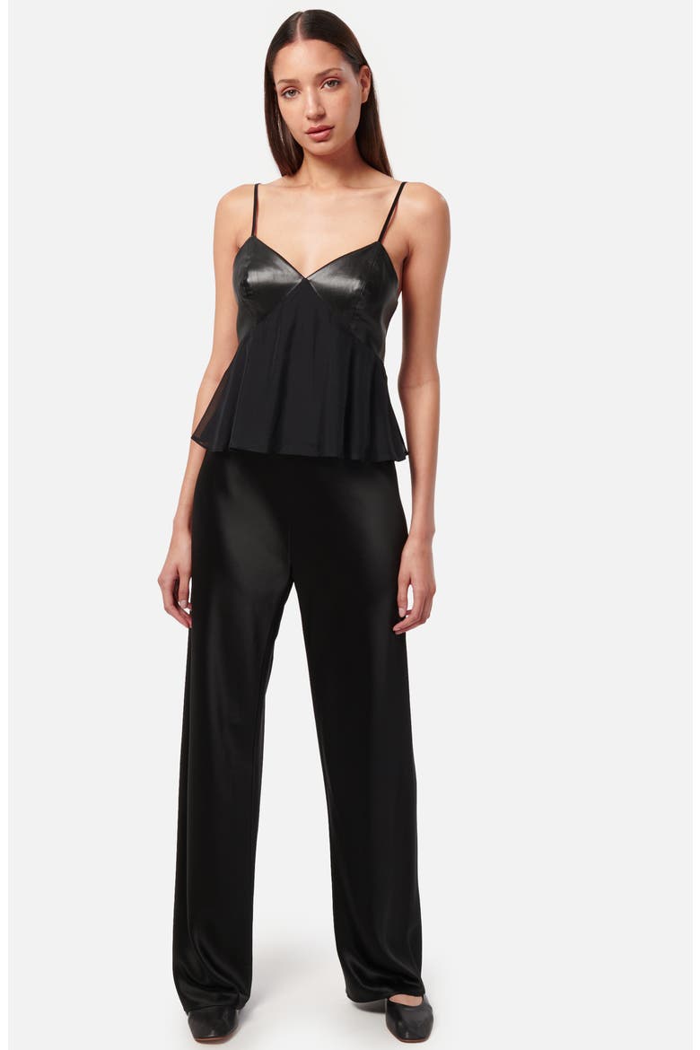 Bristol Satin Pants, Alternate, color, BLACK