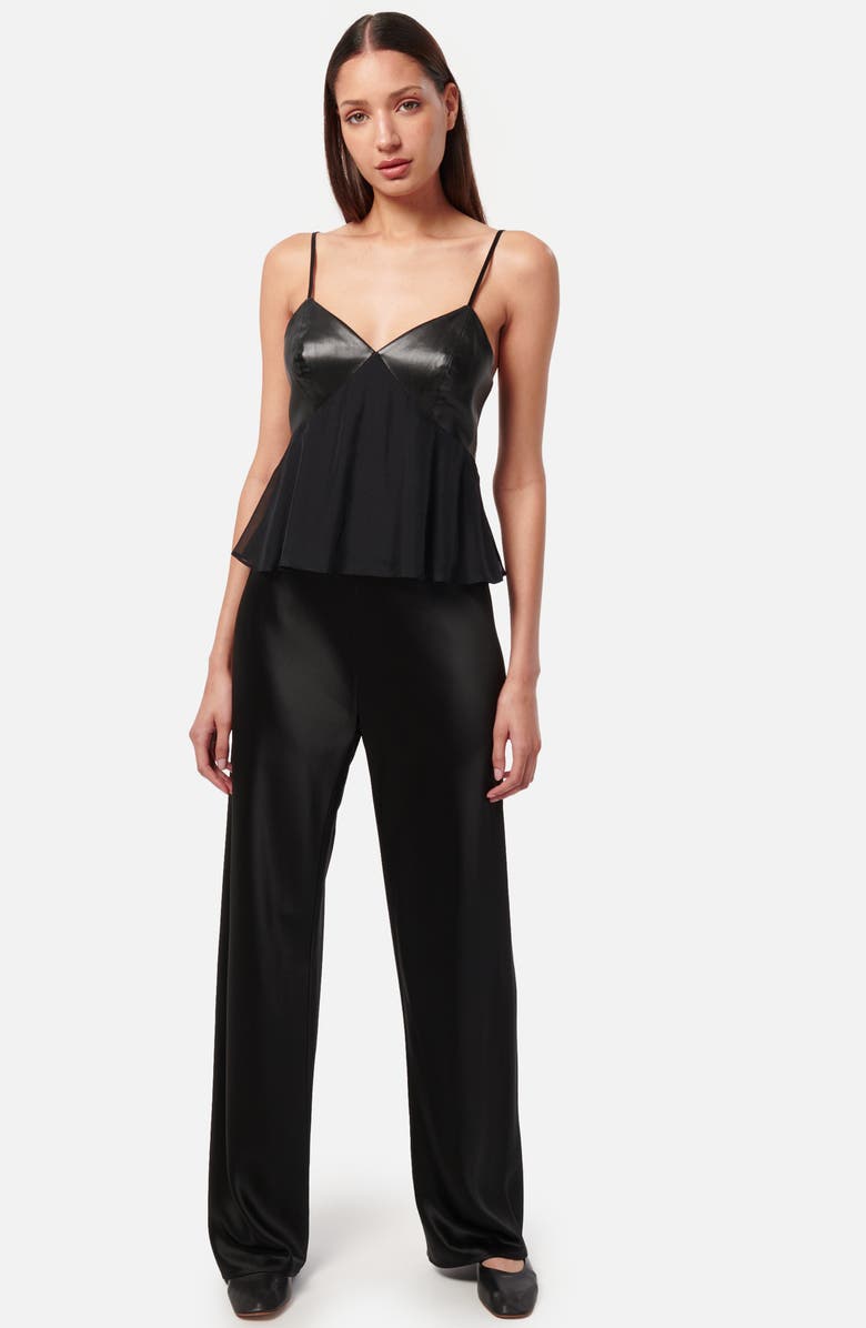 CAMI NYC Bristol Satin Pants, Alternate, color, Black