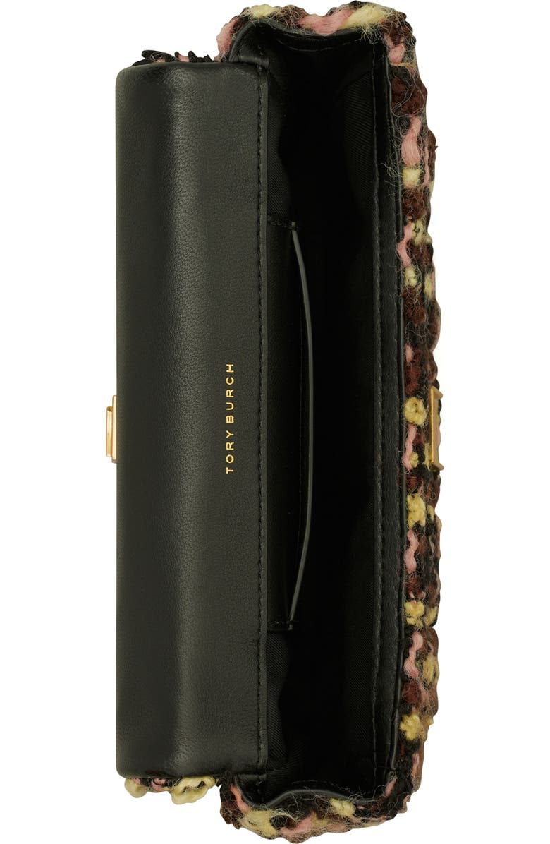 Tory Burch Mini Kira Tweed Shoulder Bag, Alternate, color,