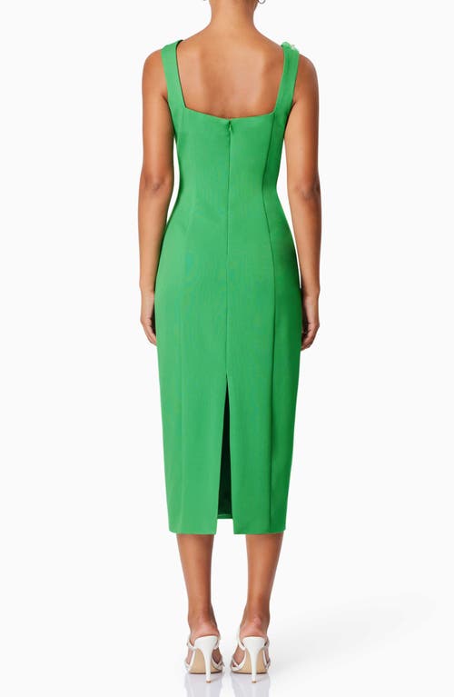 ELLIATT ELLIATT VALERIA FLORAL APPLIQUÉ COCKTAIL SHEATH DRESS