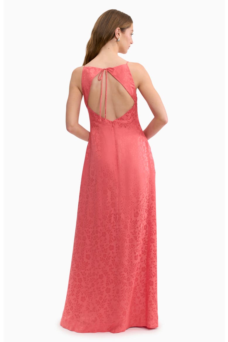 Emery Jacquard Dress, Alternate, color, Coral Blush