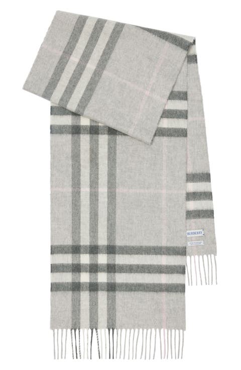 Giant Check Cashmere Scarf