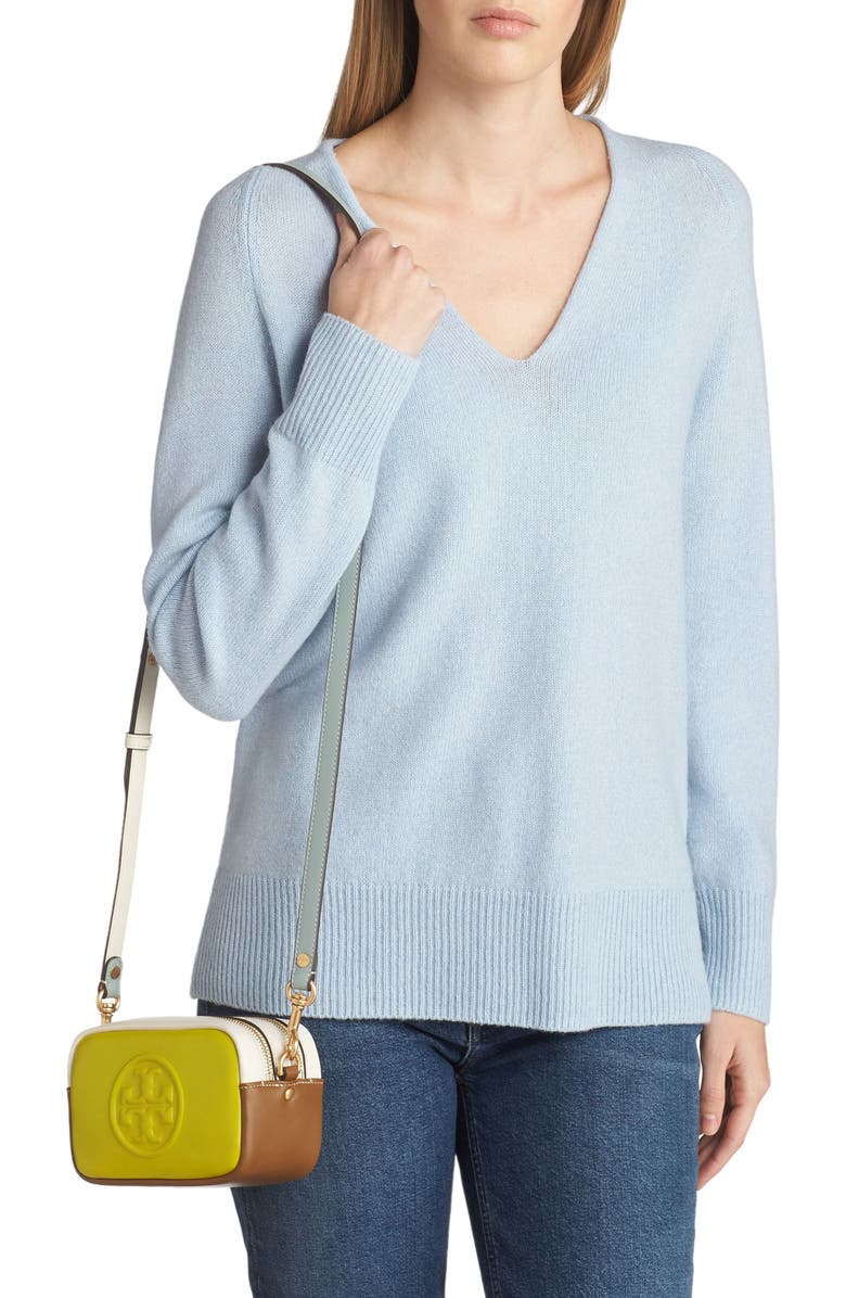 Tory Burch Mini Perry Bombé Colorblock Crossbody, Alternate, color,