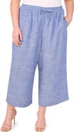 CeCe Wide Leg Drawstring Pants