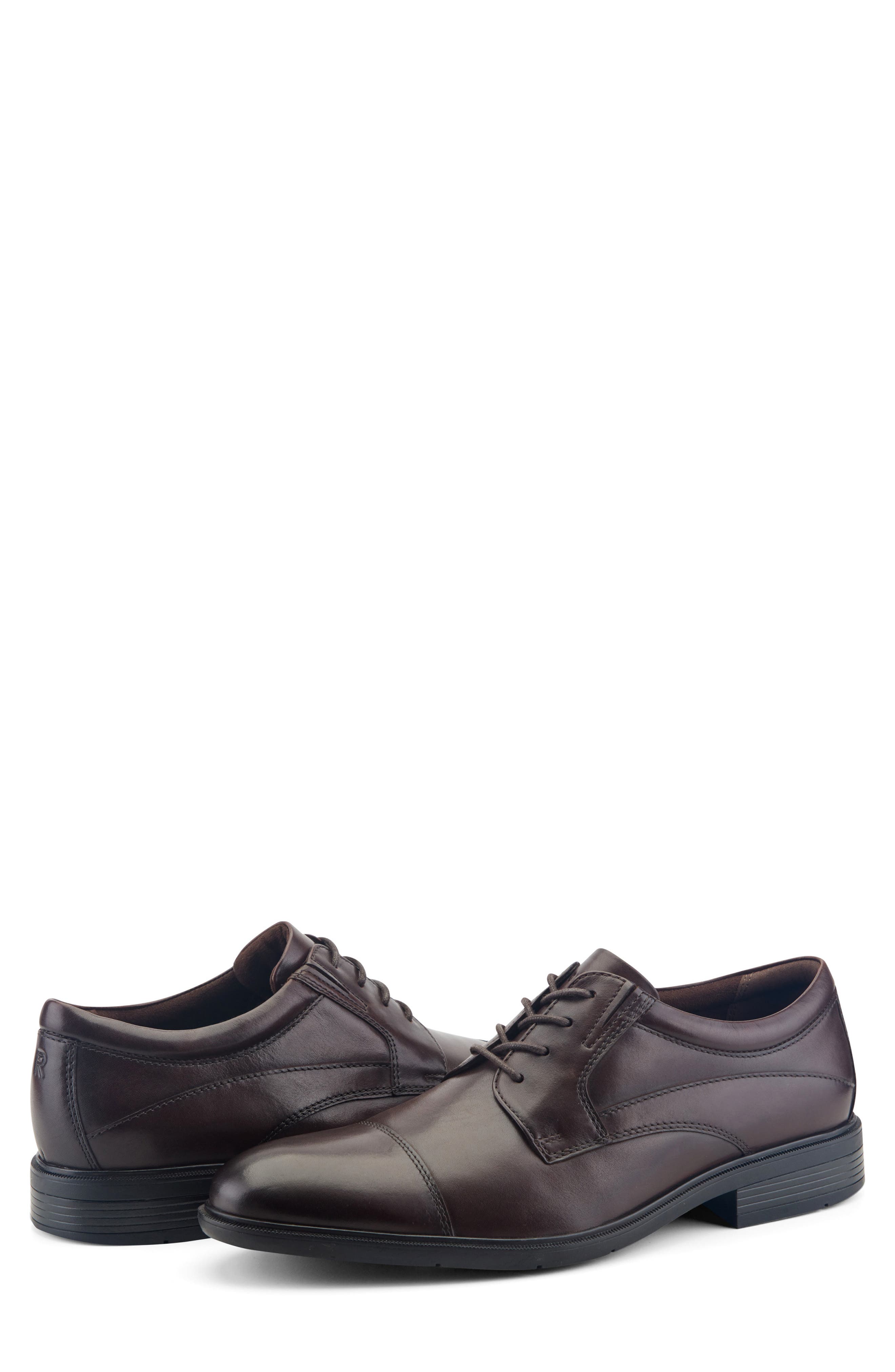 Orson Leather Derby, Alternate, color, DARK BROWN LEATHER